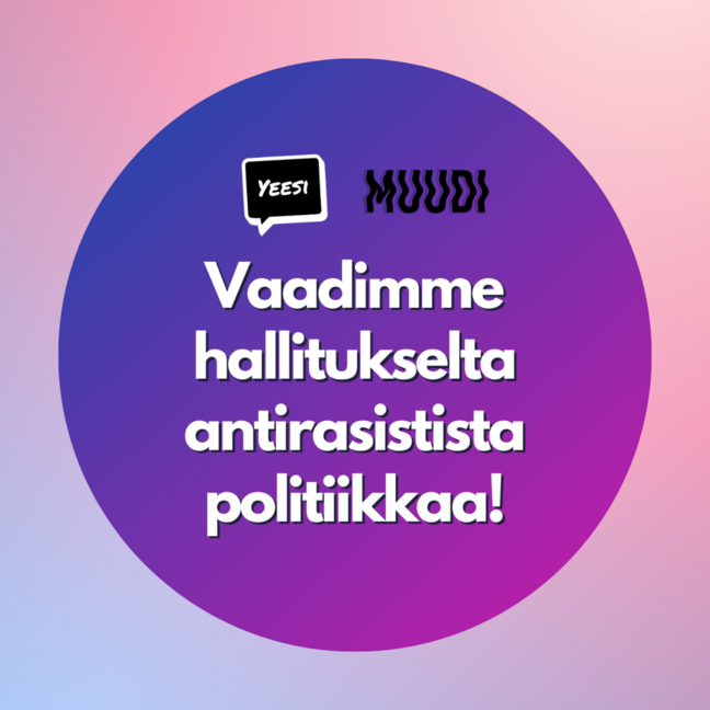 Järjestöt peräänkuuluttavat hallitukselta antirasistista politiikkaa ja yhdenvertaisuutta edistävää lainsäädäntöä