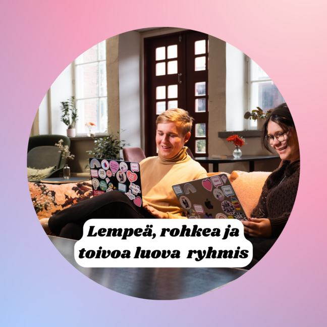 Rohkea, lempeä ja toivoa luova ryhmis