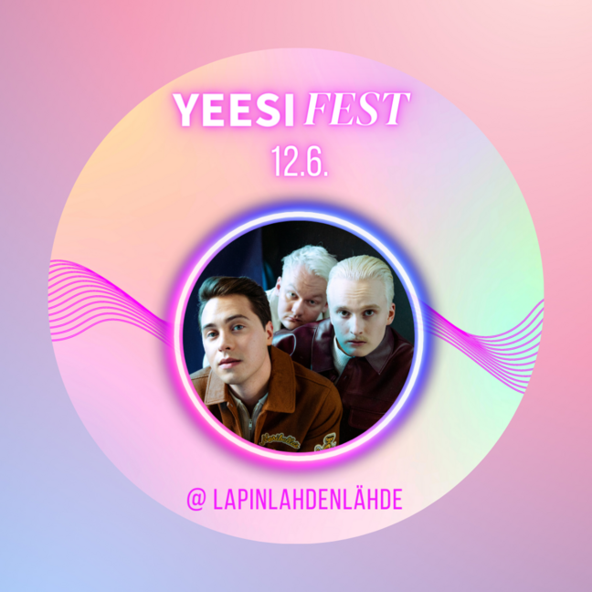 Yeesi Fest Helsinki-päivänä ma 12.6. Lapinlahden Lähteellä. Esiintymässä KUUMAA!