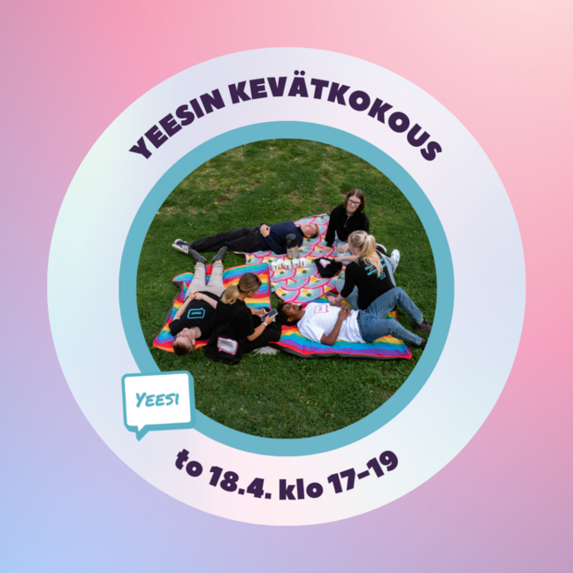 Kutsu Yeesin kevätkokoukseen torstaina 18.4.2024