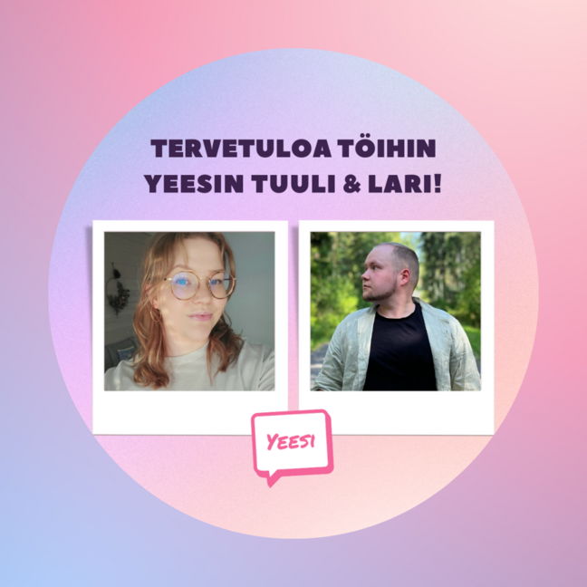 Yeesissä aloitti uusia työntekijöitä