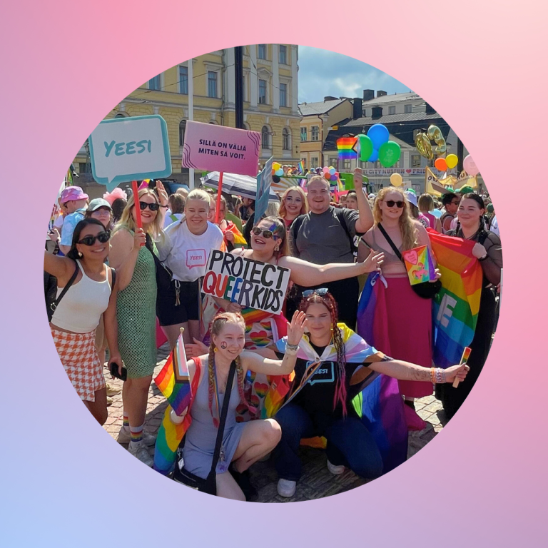 Yeesi on Helsinki Pride yhteisökumppani 2025!